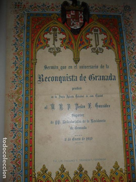 Sermón que en el aniversario de la Reconquista de Granada predicó…, 1913 Sermón que en el aniversario de la Reconquista de Granada predicó…, 1913