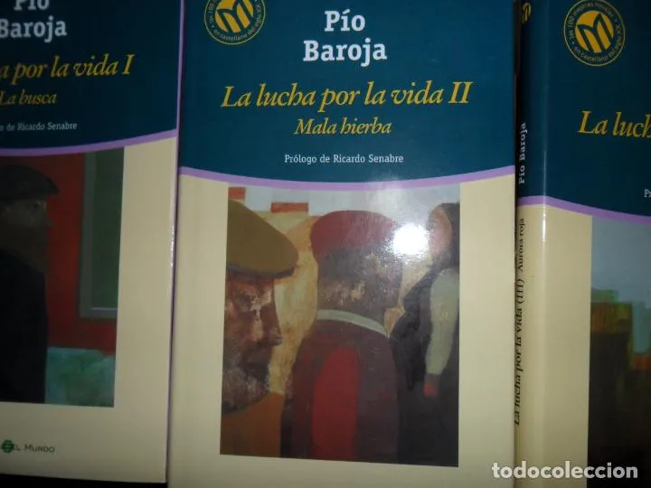 La lucha por la vida, Pío Baroja, 3 libros, ed. El Mundo La lucha por la vida, Pío Baroja, 3 libros, ed. El Mundo