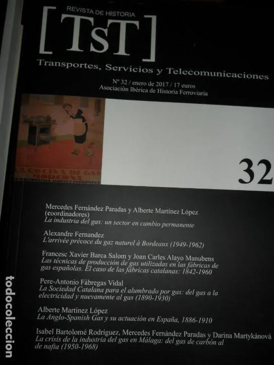 Revista de historia, Transportes, servicios y telecomunicaciones, número 32 Revista de historia, Transportes, servicios y telecomunicaciones, número 32