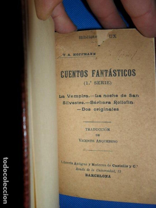Cuentos fantásticos, ETA Hoffmann, ed. Tibidabo, 1ª serie, La Vampira, Noche San Silvestre…, Cuentos fantásticos, ETA Hoffmann, ed. Tibidabo, 1ª serie, La Vampira, Noche San Silvestre…,