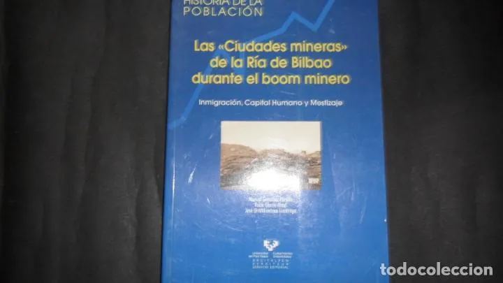 Las ciudades mineras de la Ría de Bilbao durante el boom minero, VVAA, ED. Universidad País Vasco Las ciudades mineras de la Ría de Bilbao durante el boom minero, VVAA, ED. Universidad País Vasco